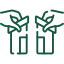 Icon representing high-asset divorce and property division dispute resolution