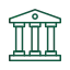 Courthouse icon symbolizing interstate child custody and UCCJEA legal matters